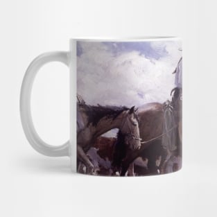 Leading His Pack Horse by William Koerner Mug